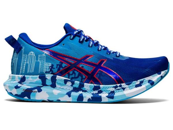 Asics Hardloopschoenen Dames, NOOSA TRI 13 Rood/Blauw - Asics Nieuw | B2845193-BE